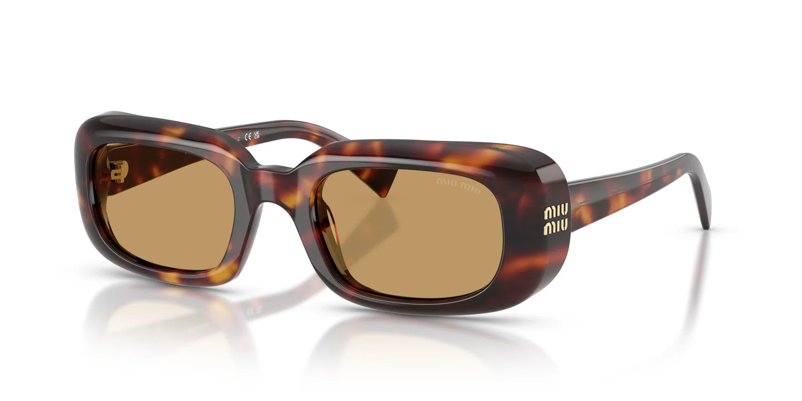 Miu B13SF Sunglasses - Honey Havana - view 9